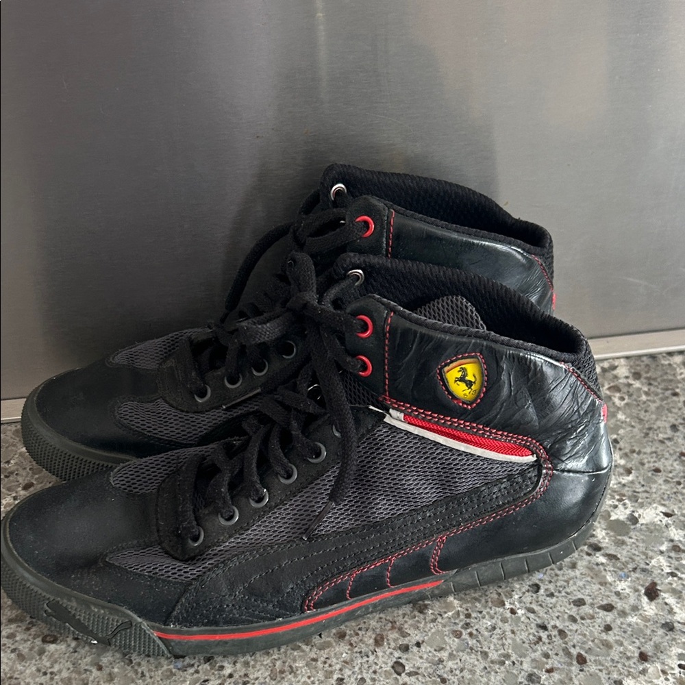 Puma Speed Cat 29 Mid SF Black Sneakers